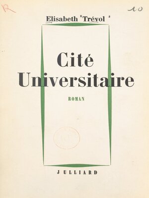 cover image of Cité universitaire